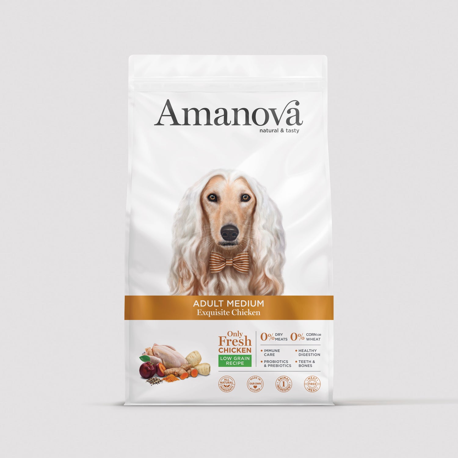 Amanova Adult Medium Exquisite Chicken Hundefutter mit Huhn für mittelgroße Hunde