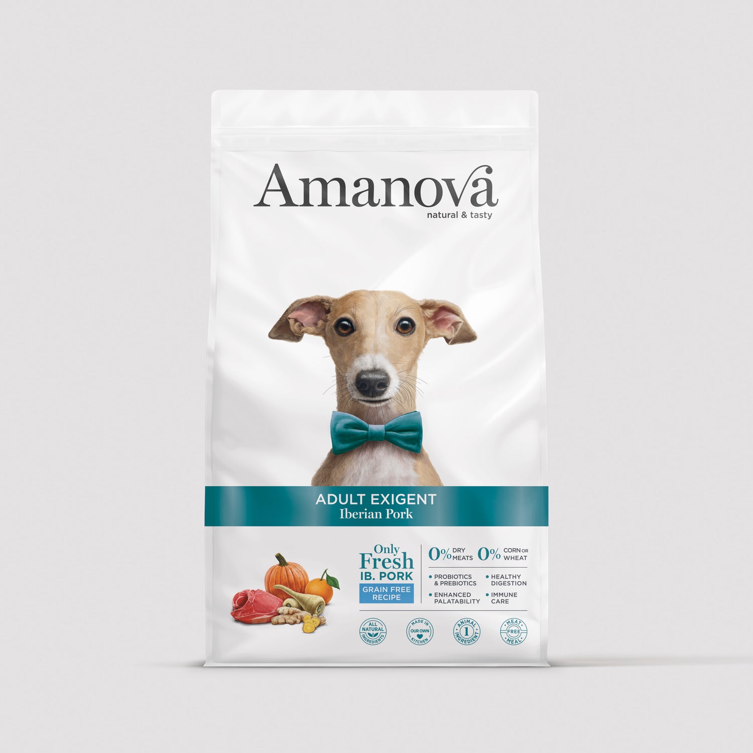 Amanova Adult Exigent Pork dog food for discerning dogs