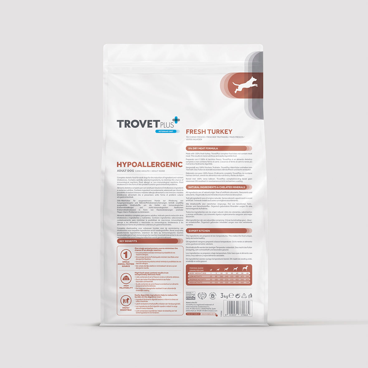 Hypoallergenic - Fresh turkey - voor honden