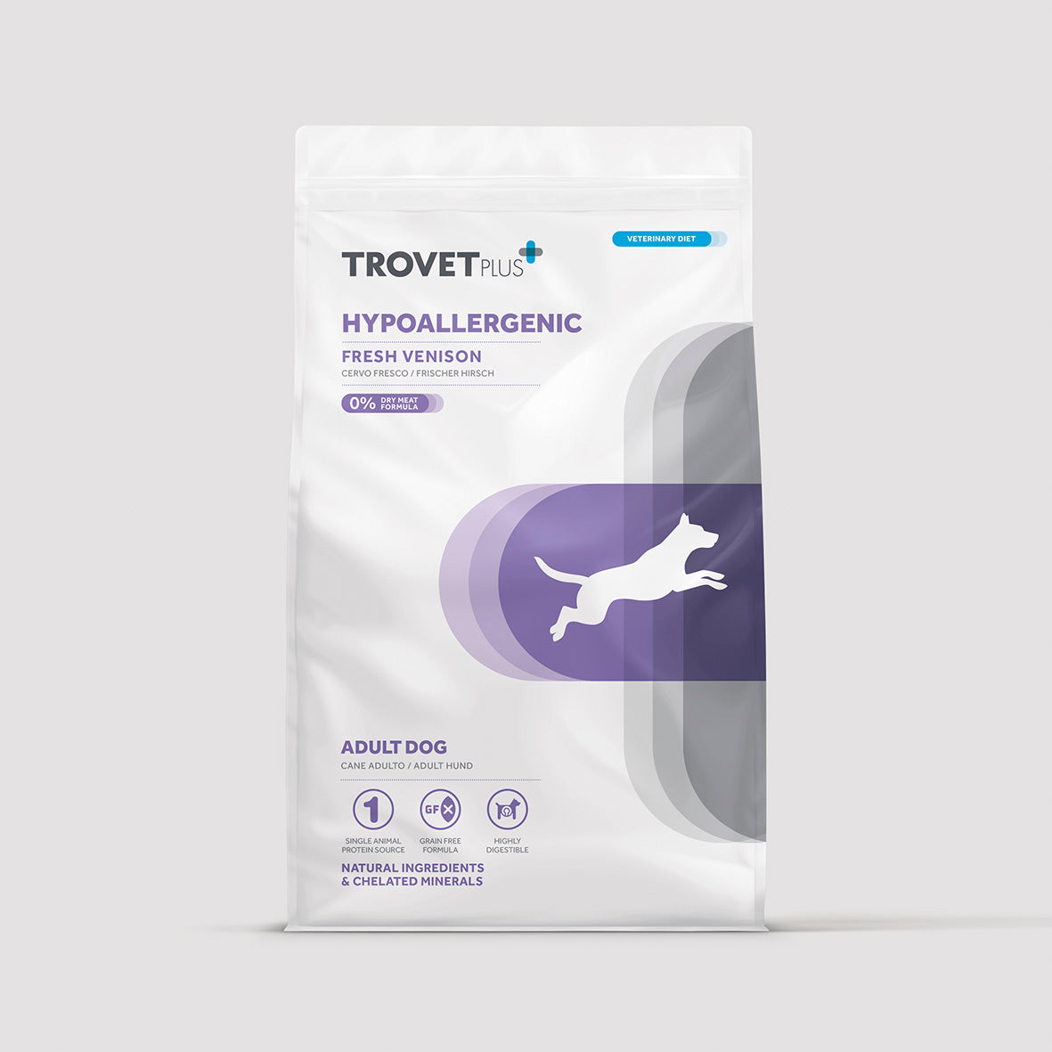 Trovetplus Hypoallergenic Fresh Venison kibble for adult dogs