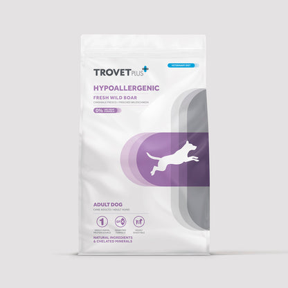 Trovetplus Hypoallergenic Fresh Wild Boar kibble for adult dogs
