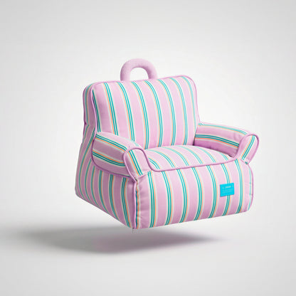 Sofá cama Zeze Candy Stripes con rayas de caramelo para perros y gatos