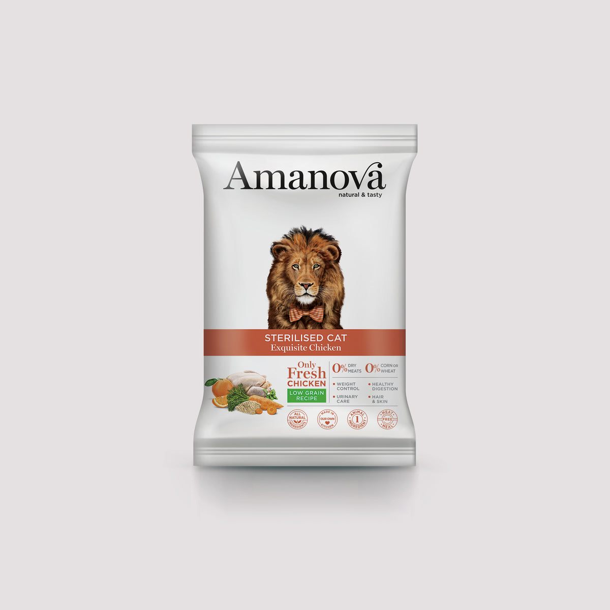 Amanova Sterilized Cat Exquisite wet food chicken for cats, 70g sample