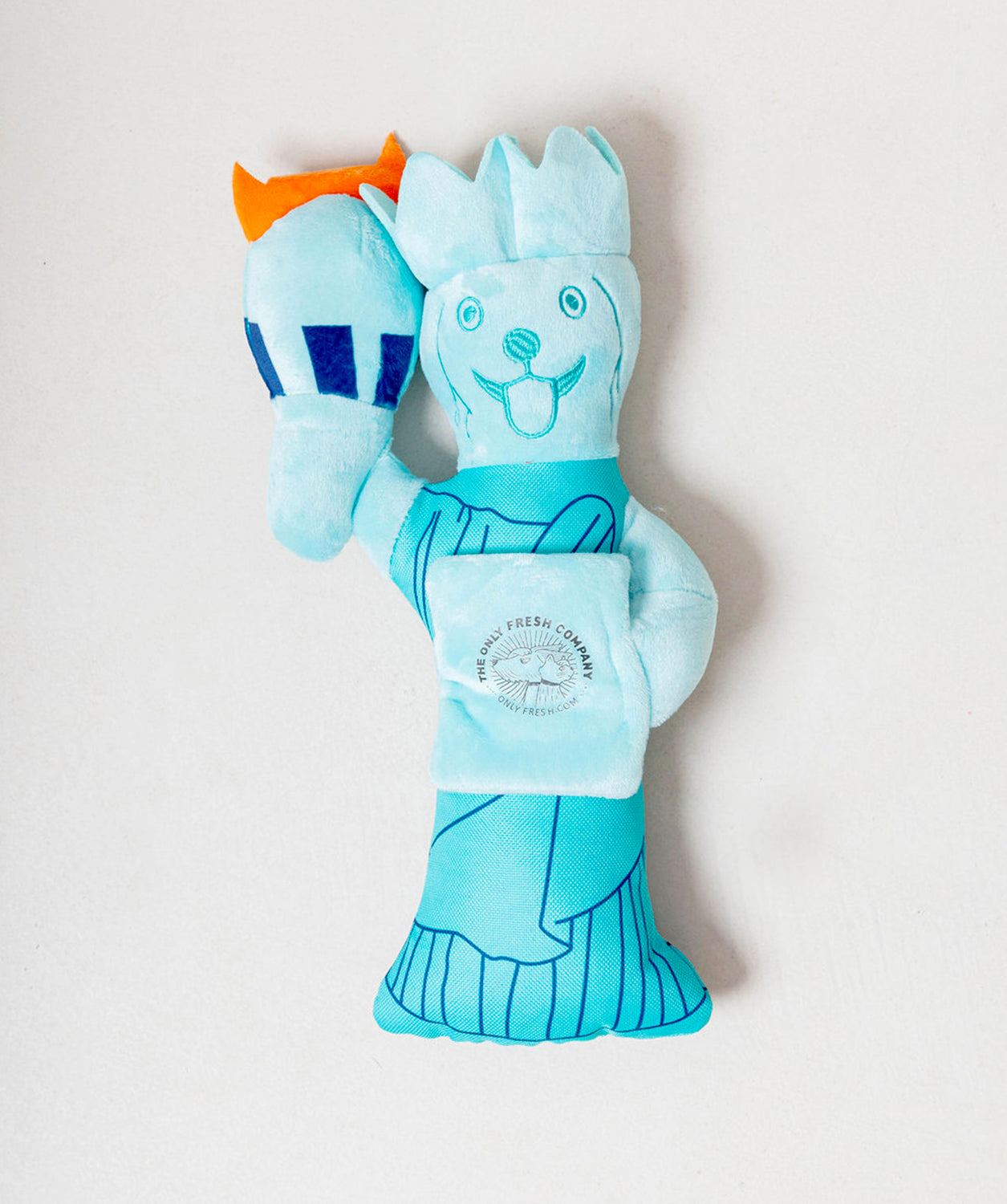 Onlyfresh New York Toy plush for dogs with building design