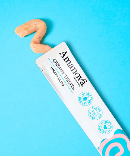 Creamy Treat Umami Bliss Amanova creamy cat snack soft texture