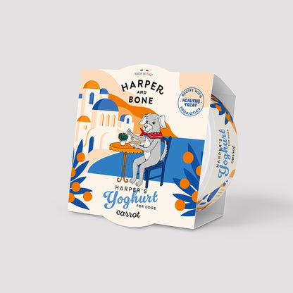 Harper's Yoghurt di Harper & Bone, yogurt rinfrescante con probiotici per cani