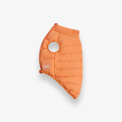 Reversible Dog Puffer Jacket: Coral & Khaki Green