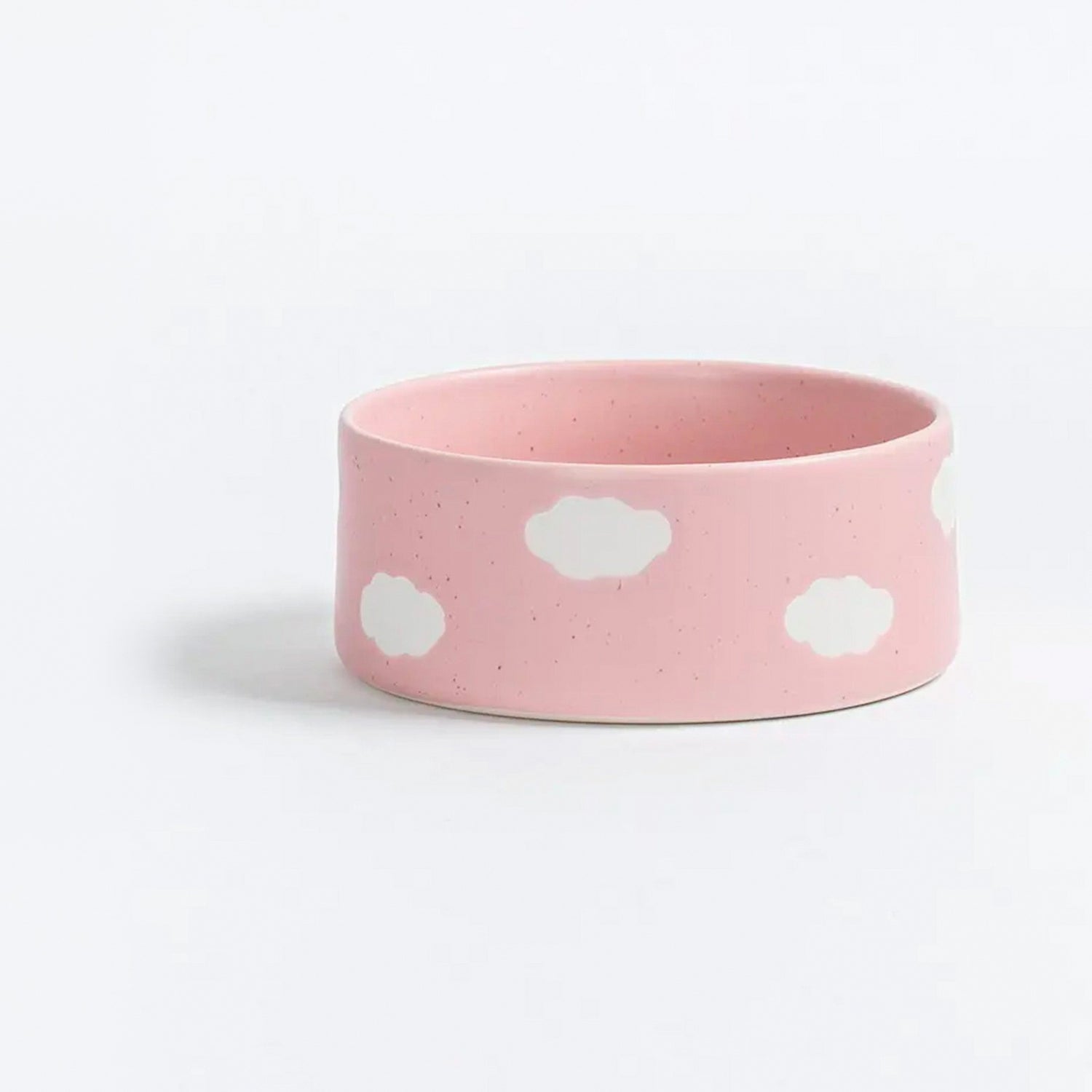 Comedero para perros Nube rosa de Egg Back Home con motivos nubosos