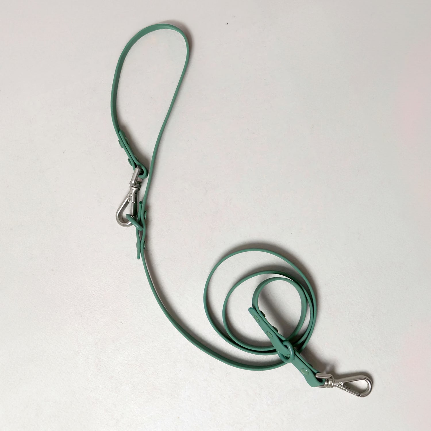 Trela Smart Dog Leash verde da Onlyfresh impermeável e ajustável