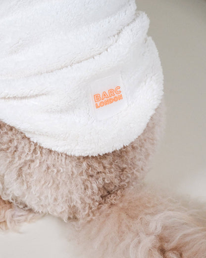 Cream Sherpa Fleece Dog Vest - Chaleco