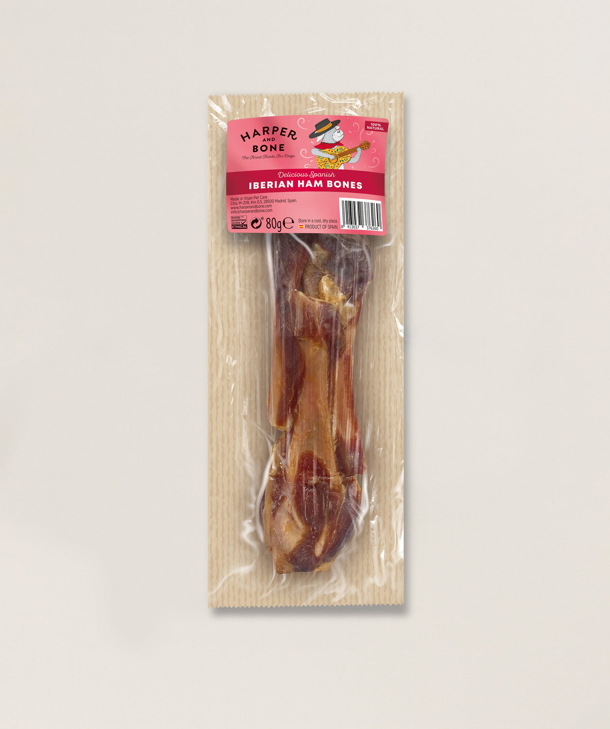 Dehydrated Iberian ham bone Harper & Bone for dogs
