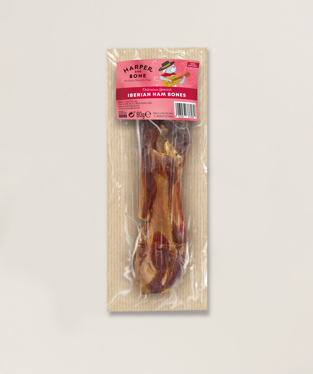 Dehydrated Iberian ham bone Harper & Bone for dogs