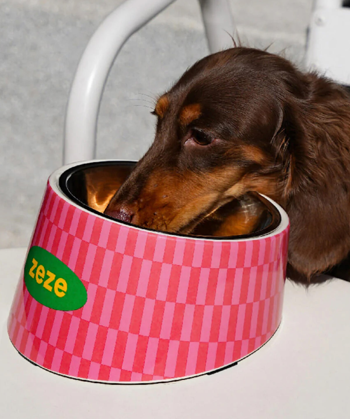 Retro steel bowl