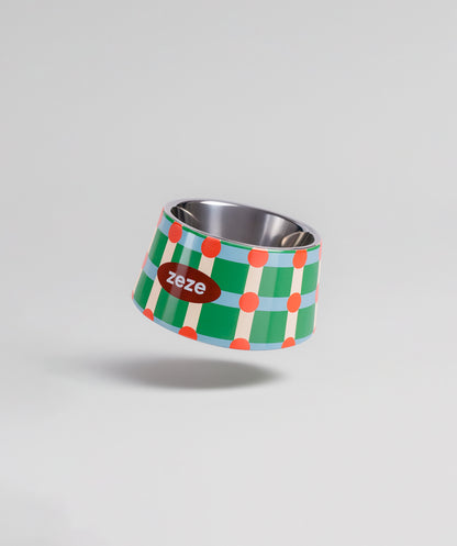 Retro steel bowl