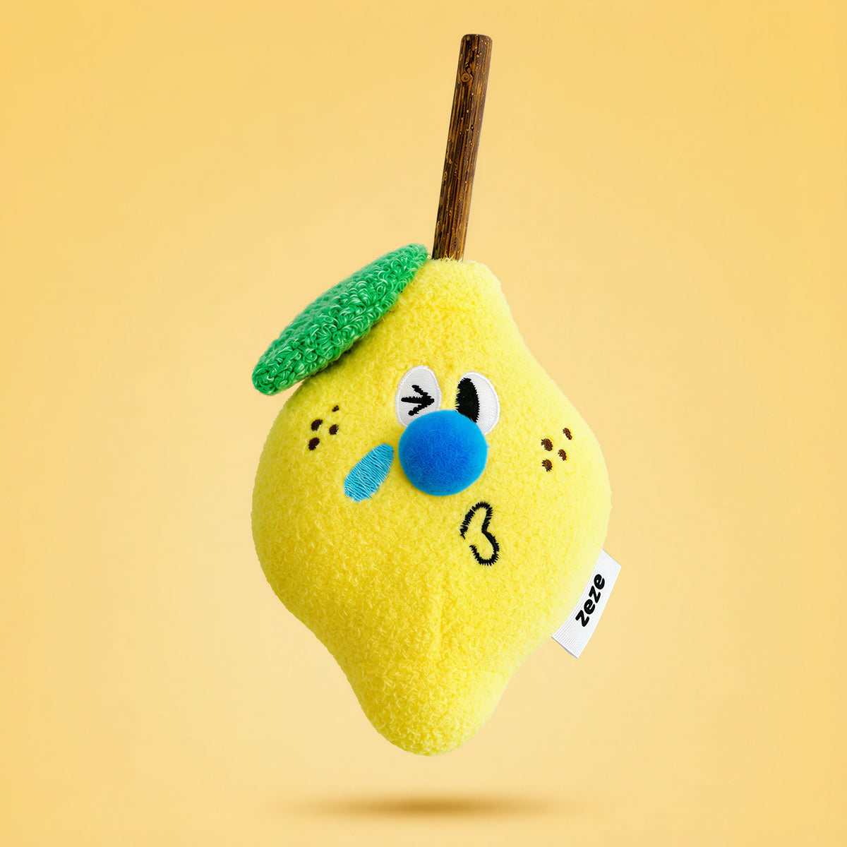 Giocattolo morbido Sweet Pear Plush Zeze a forma di pera per gatti